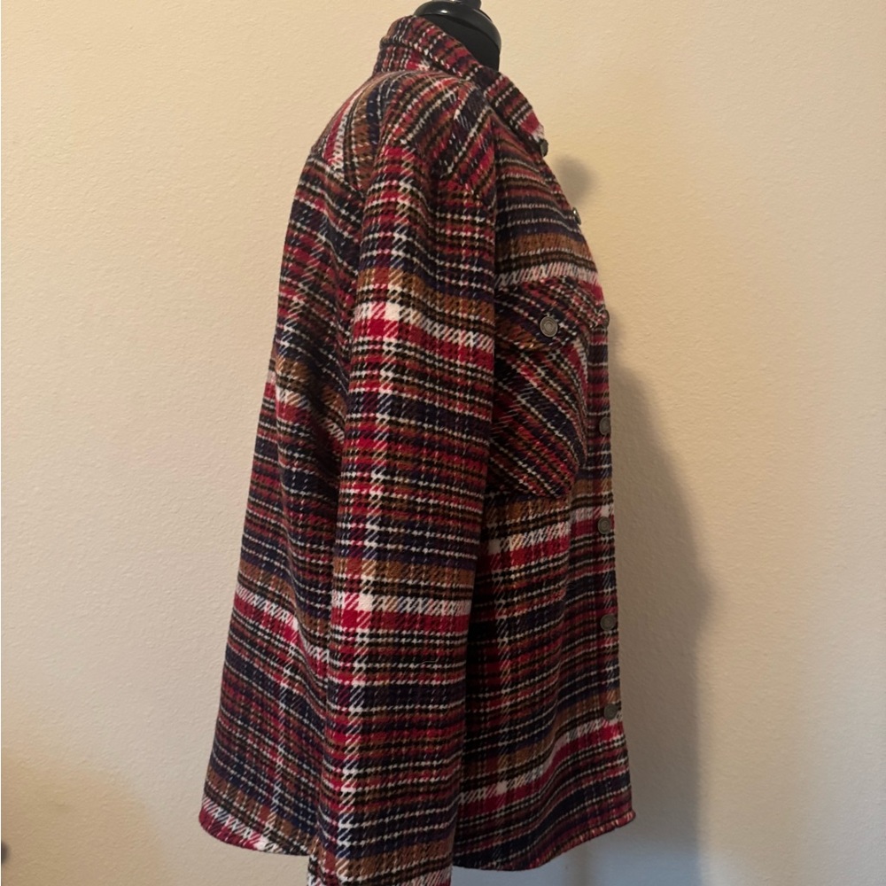 Scotch & Soda Red & Blue Wool Jacket Medium - Picture 6 of 10